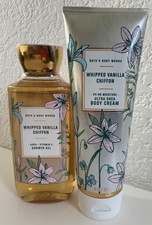Bath  Body Works Whipped Vanilla Chiffon Shower Gel  Body Cream