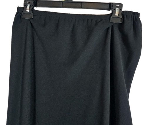 NWT Tally Taylor 3 Piece Black Eyelet Trim Women Skirt Blouse Scarf Size 12 - Picture 9 of 12