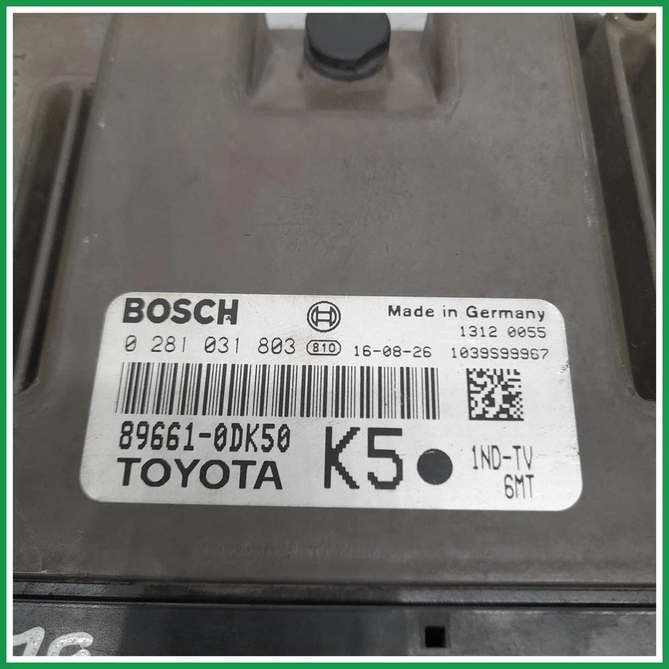 Centralina Iniezione Bosch 0281031803 Toyota Yaris IV 896610DK50 2014 2017 - Immagine 4 di 4