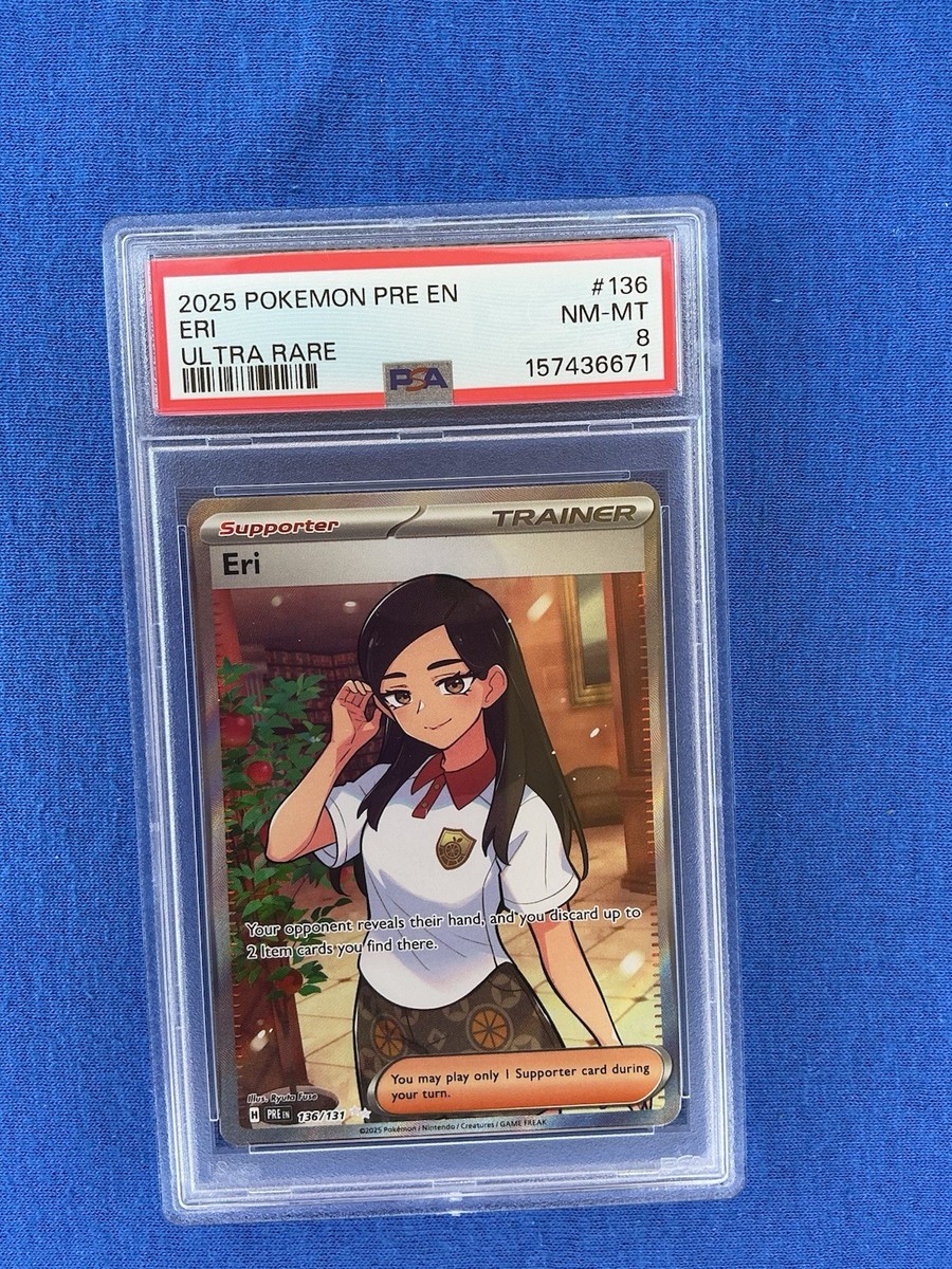 eri pokemon card Eri 136/131 Sv: Prismatic Evolutions Holo for sale online