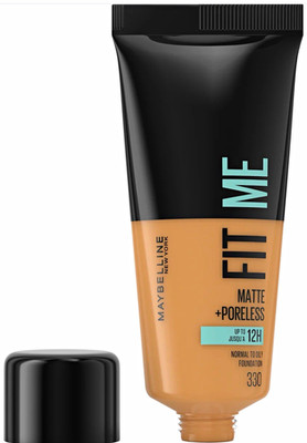 MAYBELLINE NEW YORK Foundation Fit Me Matte & Poreless 330 Toffee, 30 ml