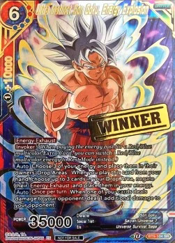 Ultra Instinct Son Goku, Energy Explosion UP Super Rare Englisch Excellent Foil