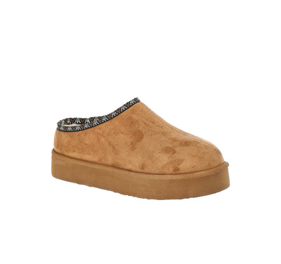 Pawz Women's Hazel Clogs Platform Faux Fur Slipper Casual shoes 8 Indoor Outdoor