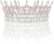 Gold Crown for Women, Crystal Queen Tiaras Headband Wedding Bridal Hair...