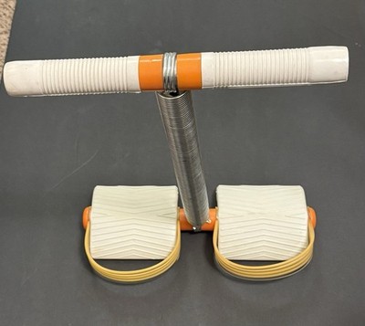 Vintage 1980's  Pull-Up Exerciser Spring Action Rowing Row Abs Legs Cardio EUC