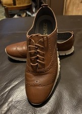 Cole Haan Women's Zerogrand Brown Wingtip Oxford Sneaker W05154 Size 8B