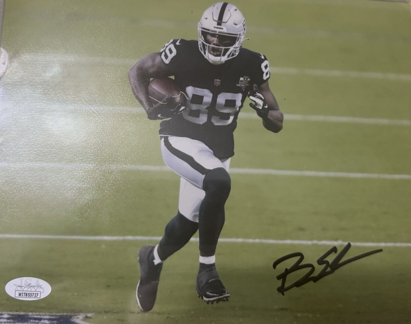 Raiders Brian Edwards Signed 8X10 COA
