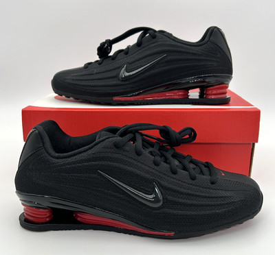 Size 6.5 Womens - Nike Shox Z Black Black University Red HQ7540 002  NEW BOX