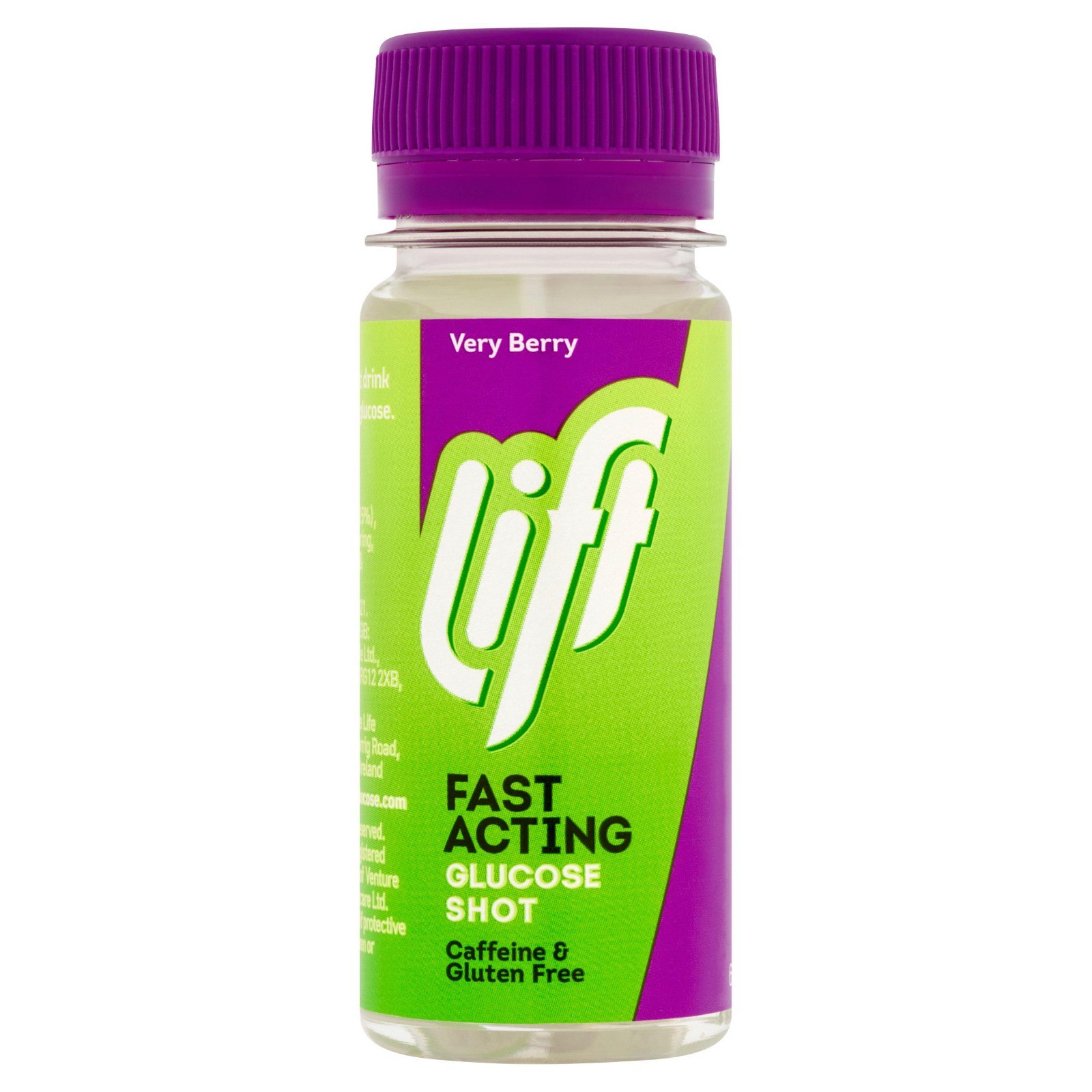 Lift Glucose Juice Very Berry Shot 60ml.
