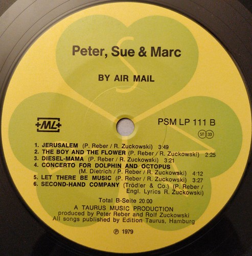 Peter, Sue & Marc - By Air Mail (Par Avion) (LP, Album) (Very Good Plus (VG+)) 3 - Picture 4 of 4