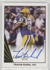 2017 Leaf Ultimate Draft Flashback 1990 Gold 6/50 Travin Dural #BA-TD2 Auto 0b2