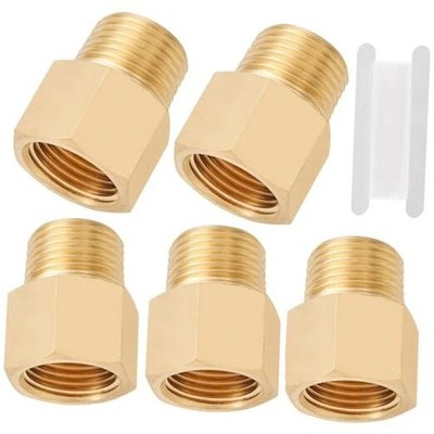 Brass Pipe Fitting,3/8 Inch NPT Male to 3/8 Inch 3/8 npt male x 3/8 npt female