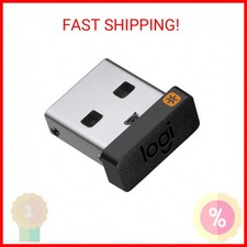 Logitech USB Unifying Receiver, 2.4 GHz Wireless Technology, USB Plug Compatible