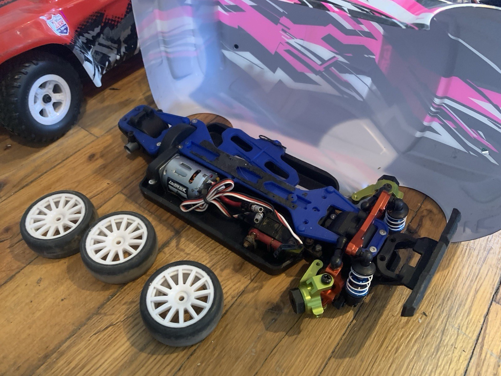 LaTrax Prerunner Huge Lot Rally Hop-ups Clean tested adult owned and driven RTR