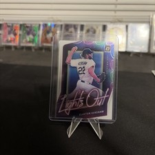 CLAYTON KERSHAW   2021 Panini Donruss Optic Lights Out Insert #LO14 Dodgers  