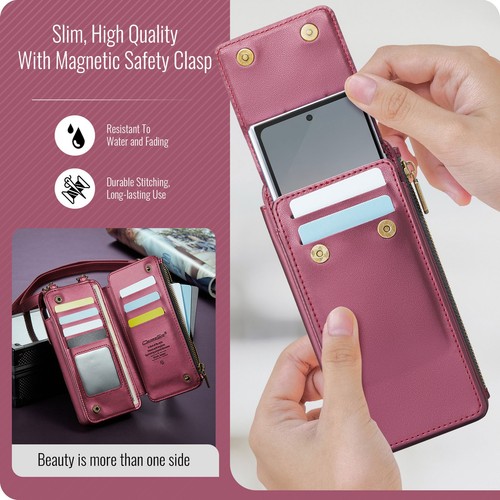 Fashion Handy Lanyards Wallet Pouch Sleeve Case For Samsung Galaxy Z Fold Series - 第 72/81 張圖片