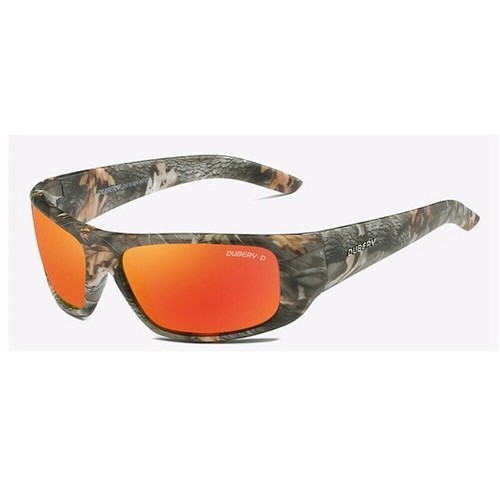 Fashion Sunglasses Camouflage Square New Polarized Wrap Around Sport Driving - Picture 15 of 23