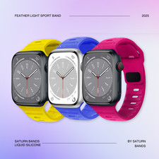 Soft Silicone Sport Band Strap for Apple Watch Ultra 2 49mm Series 10 9 8 7 SE
