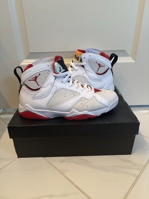 Air Jordan 7 Retro 2015 Hare 10.5 Mens, Bugs Bunny Design, True Red/Light Silver