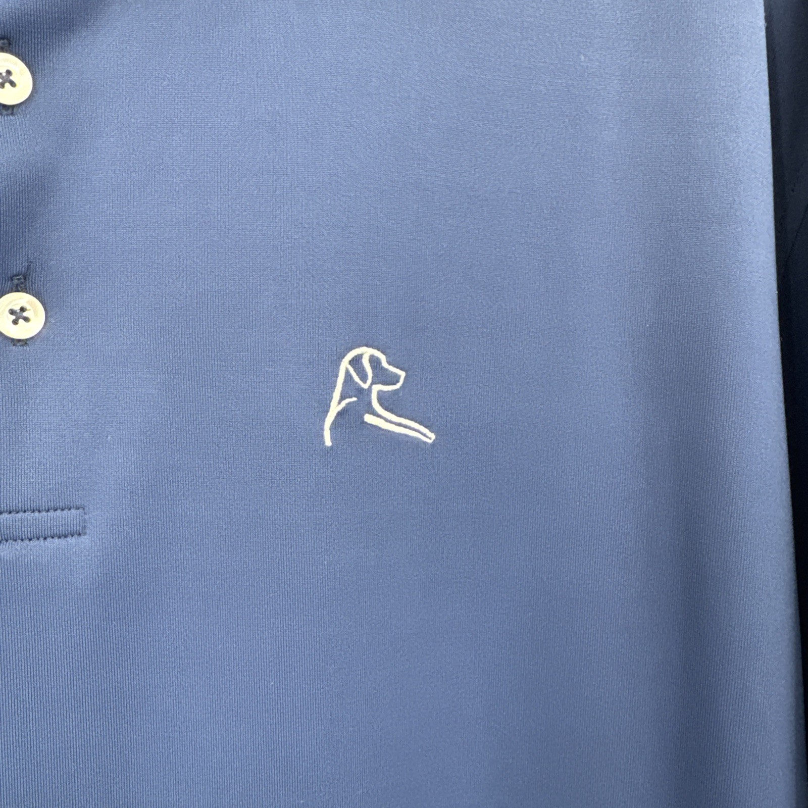 Rhoback Solid Navy Blue Performance Stretch Short… - image 5