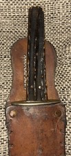 Antique 1800s Robinson Sheffield Singapore Bowie Knife! Stag Handles! Very Rare