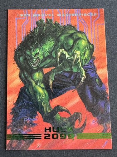 Hulk 2099 Card No. 20 - Marvel Masterpieces 1993 NM+ (Buy 3 for Free Ship!) - Picture 1 of 3