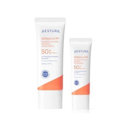 AESTURA Derma UV365 Barrier Hydro Mineral Suncrean 40ml + Barrier Sunscreen 20ml