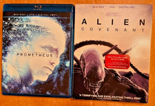 Prometheus Alien: Covenant w/Slipcover Blu-rays Digital Codes FREE SHIP