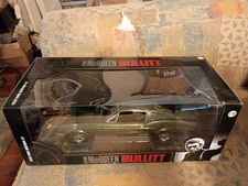 1/18 - 1968 Ford Mustang Gt With Driver Steve McQueen "BULLITT"