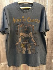 Rare Alice in Chains T-shirt, Unisex Charcoal Cotton T-shirt, Size S-5XL
