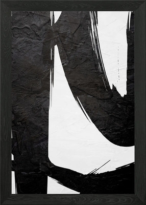 Pinselstriche 11A Gerahmtes Wandbild Poster Leinwanddruck Bild