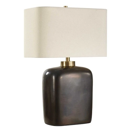 Uttermost 30565 Quentin 25" Tall Vase Table Lamp - Bronze - Picture 4 of 6