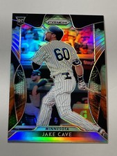 2019 Panini Prizm Baseball Cosmic Haze Prizm - Jake Cave RC - Minnesota Twins