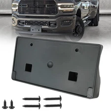 For 2019-2025 Ram 2500 3500 4500 Front Bumper License Plate Frame Holder Bracket