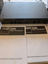 NAD Stereo Preamplifier 1240  TESTED