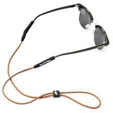 Leather Sunglasses Strap Glasses Retainer Cord for Men or Women, Secure Chai...