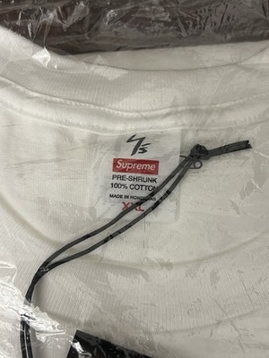 Supreme FW25 Yohji Yamamoto Y's Longsleeve L/S Tee White Size XXL