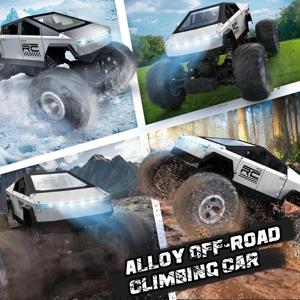 1/14 Brushless RC Cars für Erwachsene schnell + Mph, RC Trucks 4X4 Offroad wasserdicht - Bild 2 von 4
