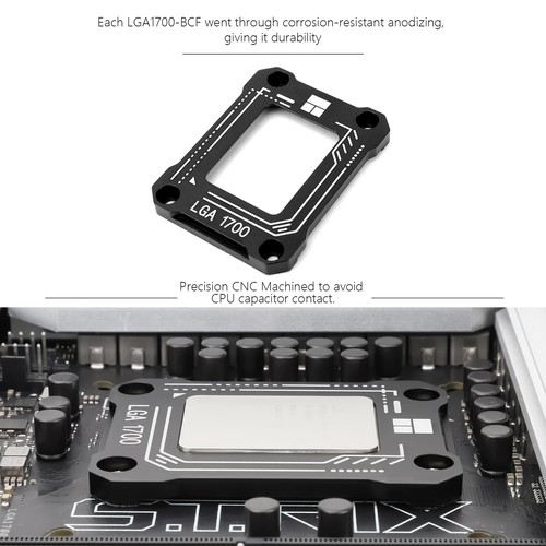 Thermalright LGA1700-BCF Schwarz V2 CPU Anti-Bend Fixer, Intel 12/13/14 Gen... - Bild 4 von 5
