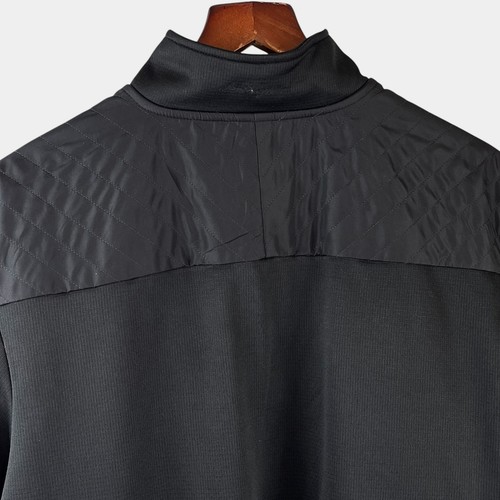 Ben Hogan Fleece Pullover Mens 1/4 Zip L Large Black Pockets Golf Outdoor NEW - Picture 4 of 10