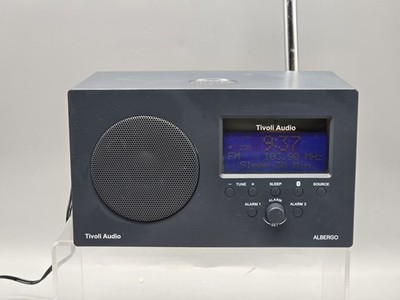 Tivoli Audio Albergo Bluetooth AM FM Desktop Radio Dark Blue Tested And Working 