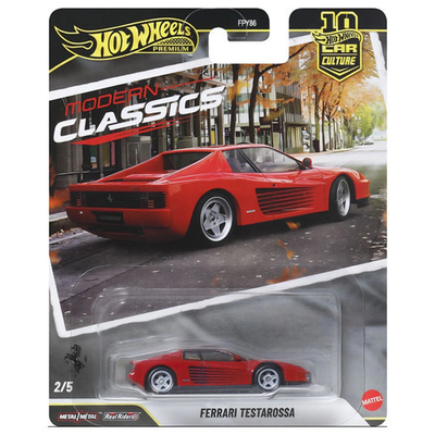 #ad Hot Wheels Premium Car Culture Modern Classics Ferrari Testarossa $19.99