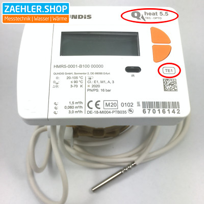Wärmezähler Qundis Qheat 5.5 2025 TEC Techem M62x2 TE1 Wärmemengenzähler Q Heat