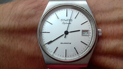 Duward Diplomatic 9k-6 CALENDAR QUARTZ VINTAGE WATCH 70's WATCHES WATCH
