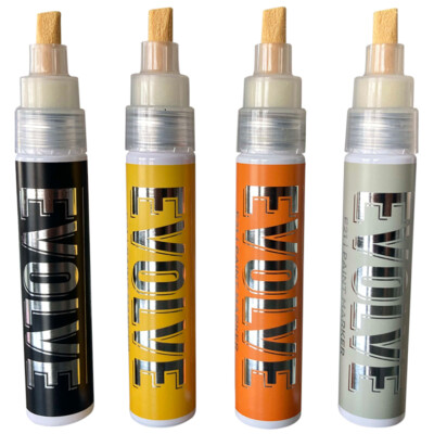 Evolve E21 Paint Marker Krink K-71 Uni-Paint PX 30 Set of 4 Markers