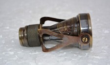 Ancien télescope binoculaire monoculaire en laiton vintage lunette de visée n...
