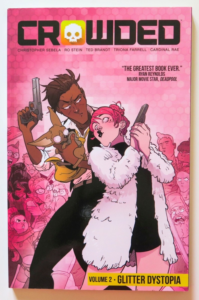 Crowded Glitter Dystopia Image Graphic Novel Comic Book