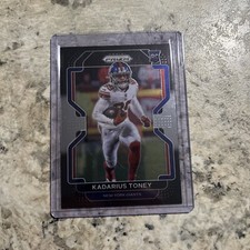 2021 Panini Chronicles - Prizm Black #PB-11 Kadarius Toney (RC)
