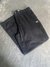 NEW ADIDAS WOMENS SIZE 36/32 BLACK SKATE PANTS ACTIVE HIKING HIGH RISE NWT
