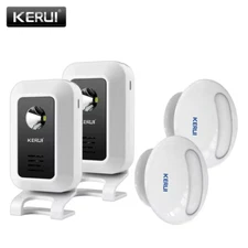 Wireless Entry Door Bell Welcome Motion Sensor Detector Gate Chime Alert Alarm